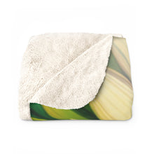 Load image into Gallery viewer, Wildflower Sherpa Fleece Blanket
